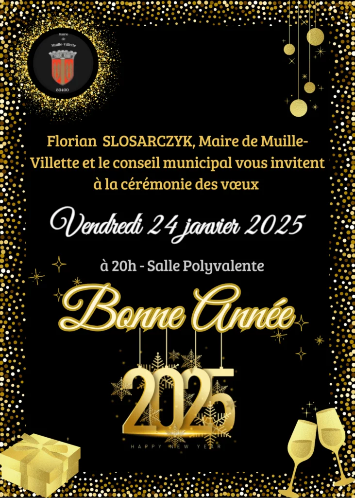 affiche voeux du maire